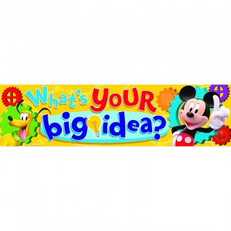 Picture of Mickey mouse clubhouse whats your  big idea classroom banner