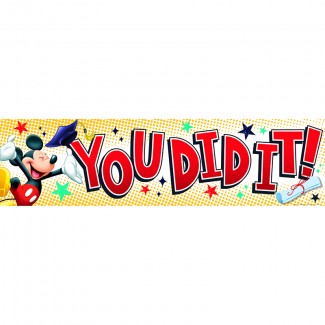 Picture of Mickey graduation classroom banner