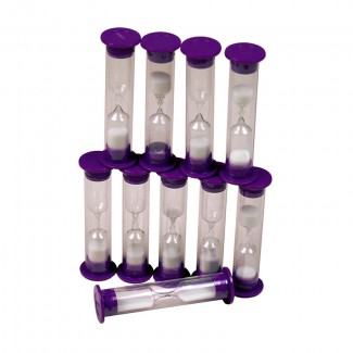 Picture of 3 minute sand timers set of 10