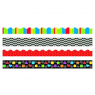 Picture of Stripes & shapes border variety  pack