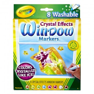 Picture of Crayola crystal effects window  markers