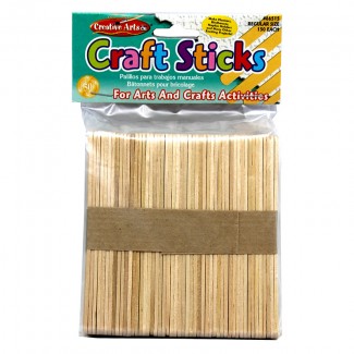 Picture of Natural craft sticks 150 pk