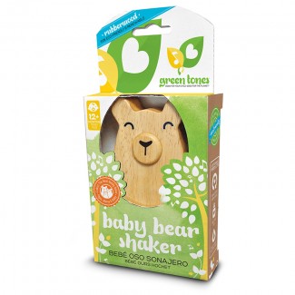 Picture of Green tones baby bear shaker