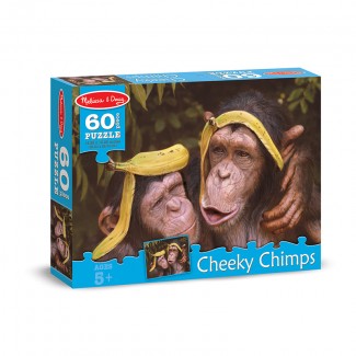 Picture of 60 pc cheeky chimps cardboard  jigsaw