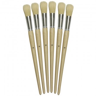 Picture of Long handle round brushes sz12 22mm  set of 6