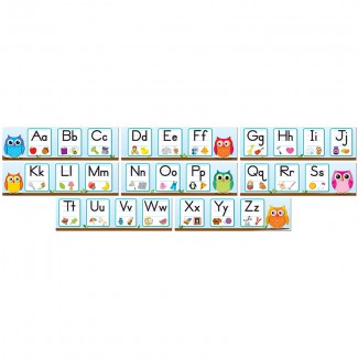 Picture of Colorful owls alphabet grades