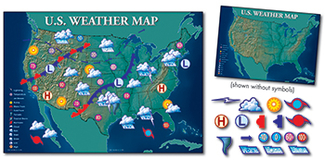 Picture of Bb set interactive weather map  34x24
