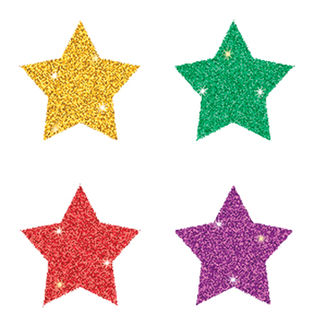 Picture of Dazzle chart seals stars 440/pk  multicolor acid & lignin free