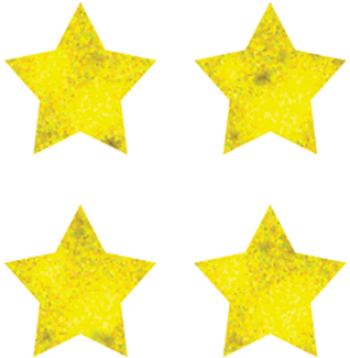 Picture of Chart seals stars gold foil 810/pk  acid & lignin free