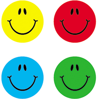 Picture of Chart seals smiles multicolor 810pk  acid & lignin free