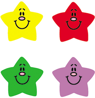 Picture of Chart seals smiling stars 810/pk  acid & lignin free