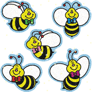 Picture of Dazzle stickers bees 75-pk acid &  lignin free