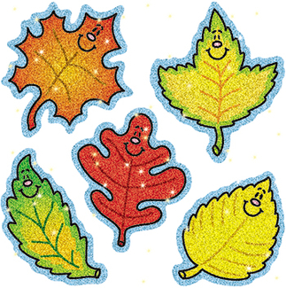Picture of Dazzle stickers fall leaves 75-pk  acid & lignin free