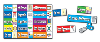 Picture of Bb set print rich labels spanish 56  classroom labels