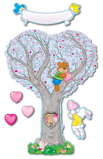 Picture of Bb set caring heart tree