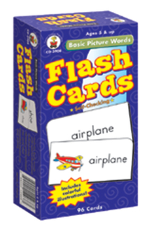 Picture of Flash cards basic picture words  6 x 3