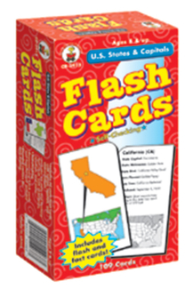 Picture of Flash cards us states & capitals