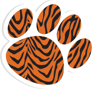 Picture of Magnetic whiteboard eraser tiger  paw