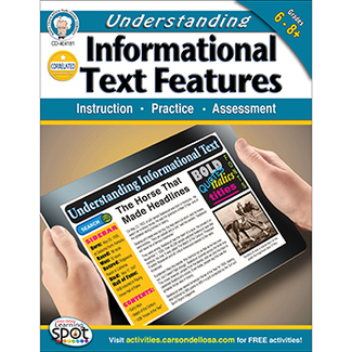 Picture of Understanding informational text  features gr 6-8
