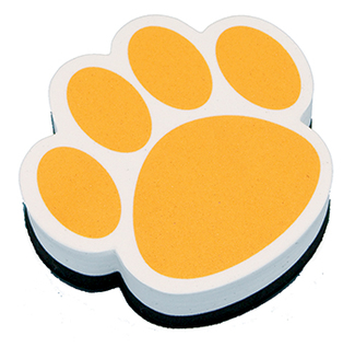 Picture of Magnetic whiteboard eraser gold paw