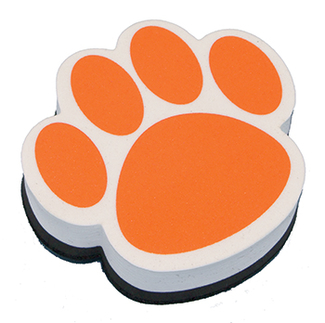 Picture of Magnetic whiteboard eraser orange  paw