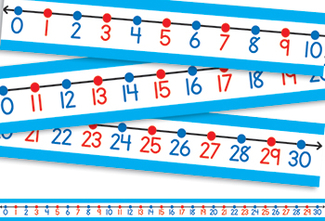 Picture of Student number lines 30/pk  22 x 1-1/2 numbers 0-30