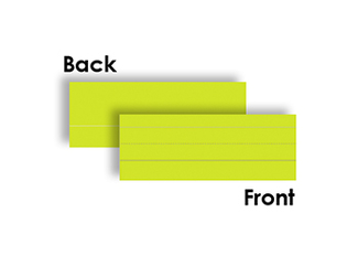 Picture of Word strips lined 75pk multi color  3 x 8