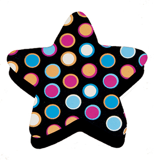 Picture of Magnetic whiteboard star dots  erasers