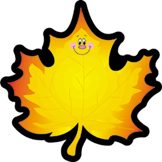 Picture of Colorful cut-outs maple leaf 36/pk  single design