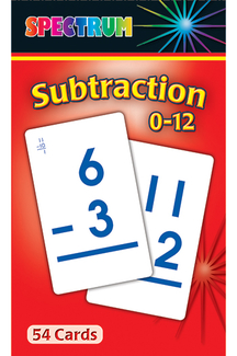 Picture of Spectrum flash cards subtraction  0-12 gr 1-3