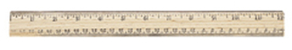 Picture of School ruler wood 12 in single