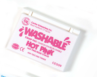 Picture of Stamp pad washable hot pink