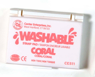 Picture of Stamp pad washable coral