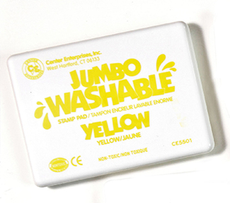 Picture of Jumbo stamp pad yellow washable