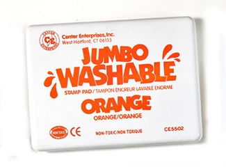 Picture of Jumbo stamp pad orange washable