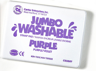 Picture of Jumbo stamp pad purple washable