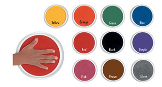 Picture of Jumbo circular washable pads  classroom kit