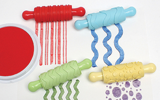 Picture of Ready2learn paint & clay texture  rollers