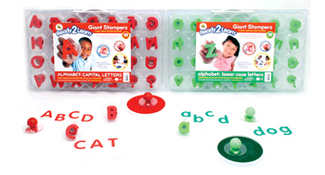Picture of Ready2learn giant alphabet letters  stampers set includes ce-6711&6712