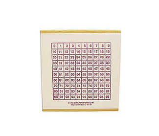 Picture of 0-99 block grid stamp