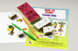 Picture of Stamp set lifecycle seed to 5/pk  plant