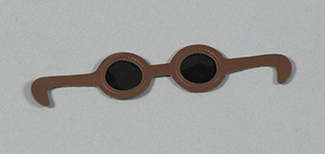 Picture of Dark vinyl glasses special needs  doll accessories