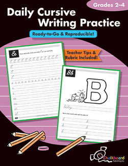 Picture of Daily cursive writing practice