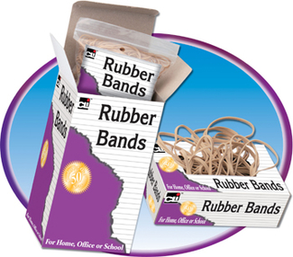 Picture of Rubber bands 3 1/2 x 1/32 x 1/8 1/4  lb box