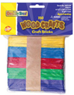 Picture of Craft sticks assorted colors