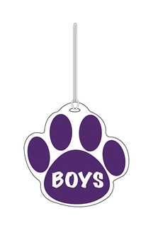 Picture of Purple paw hall pass boys 4 x 4