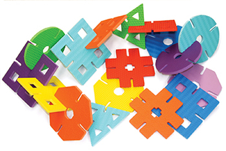 Picture of Wonderfoam giant design shapes 7in  w 40 piece set