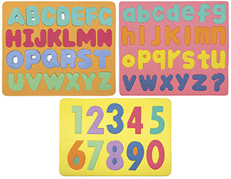 Picture of Wonderfoam magnetic letters &  numerals puzzle set