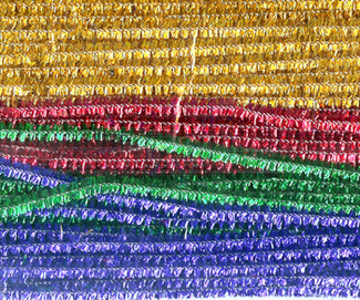 Picture of Chenille stems assorted 12 sparkle