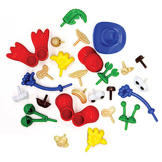 Picture of Modeling dough and clay body parts  accessories